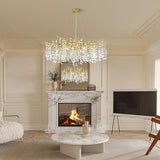 Modern Tree Branch Crystal Chandelier 55"L 30"D 40"D - thebelacan