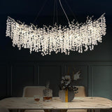 Modern Tree Branch Crystal Chandelier 55"L 30"D 40"D - thebelacan