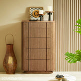 Mulholland Modern Cabinet 5-Drawer Narrow Dresser - thebelacan