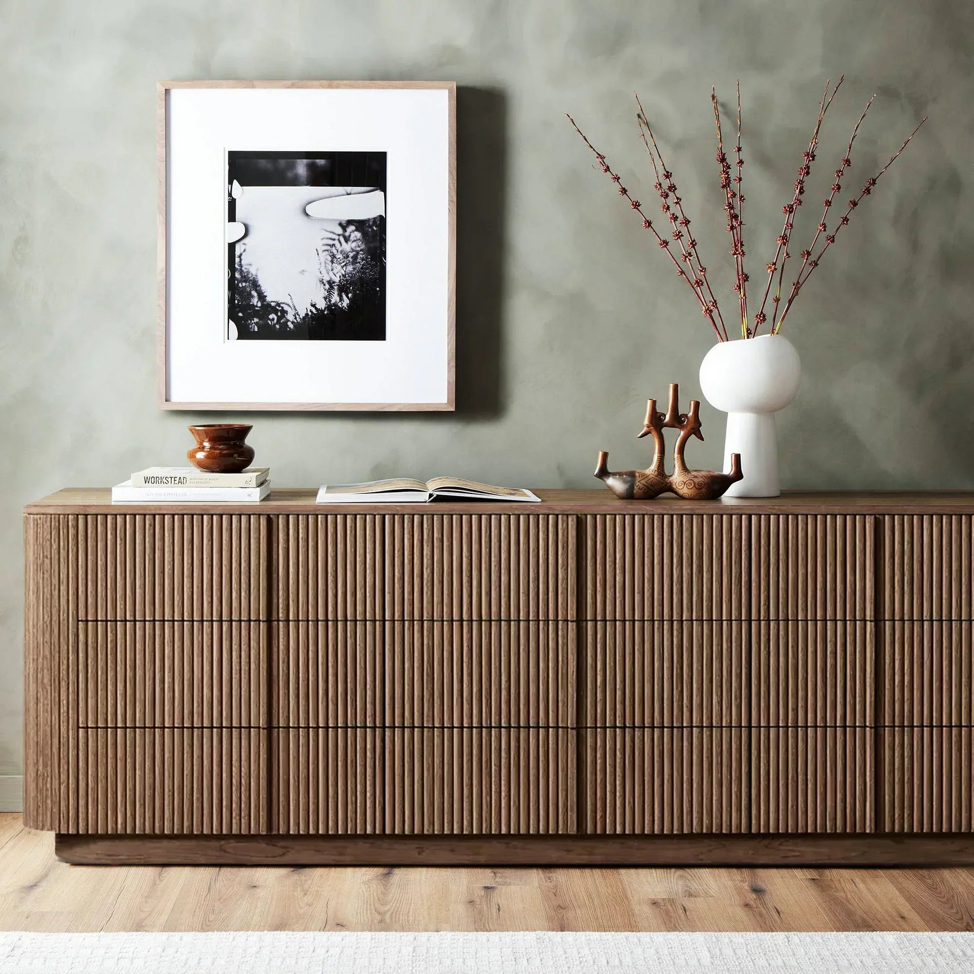 Mulholland Modern Sideboard 9-Drawer Dresser - thebelacan