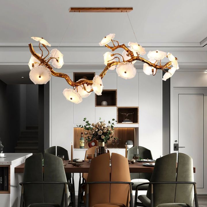 Nenefar Blooming Branch Chandelier - thebelacan