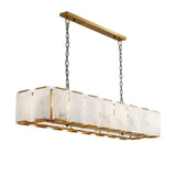 Ole Rectangle Chandelier Alabaster - thebelacan