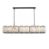 Ole Rectangle Chandelier Alabaster - thebelacan