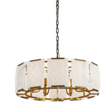 Ole Round Chandelier Alabaster - thebelacan