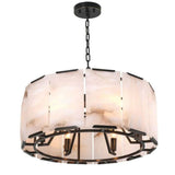 Ole Round Chandelier Alabaster - thebelacan