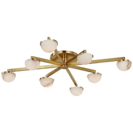 Propeller Alabaster Flushmount 8-Light 12-Light - thebelacan