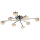 Propeller Alabaster Flushmount 8-Light 12-Light - thebelacan