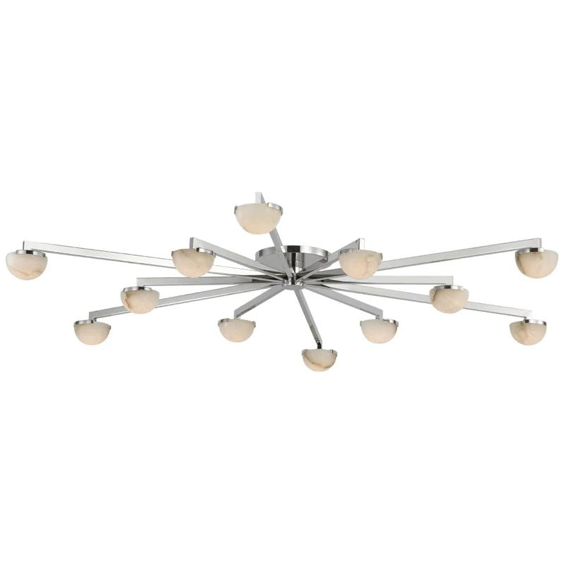 Propeller Alabaster Flushmount 8-Light 12-Light - thebelacan