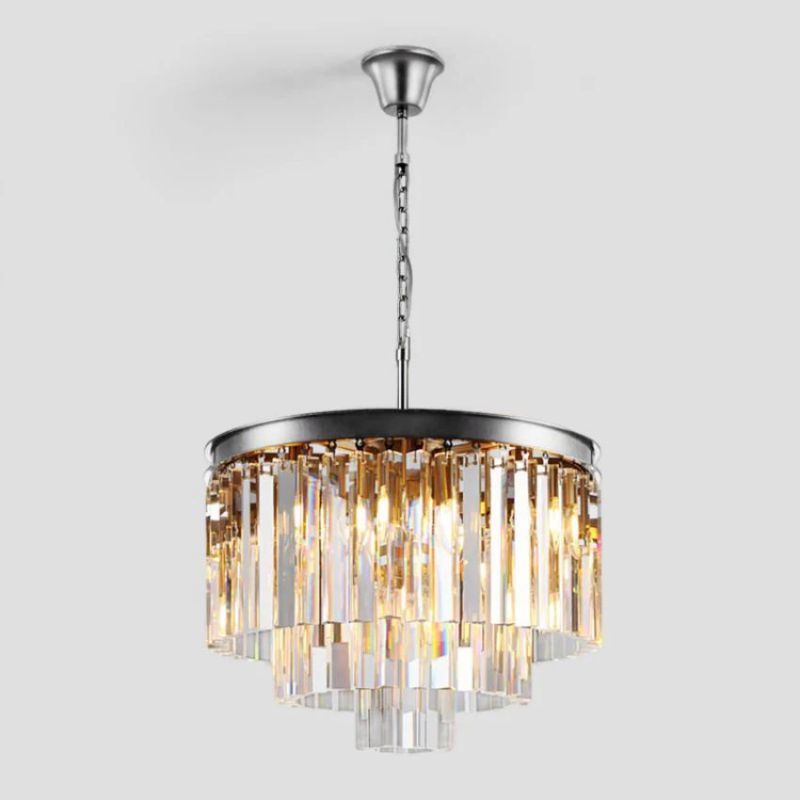 Rhea Multi-Tier Round Chandelier - thebelacan