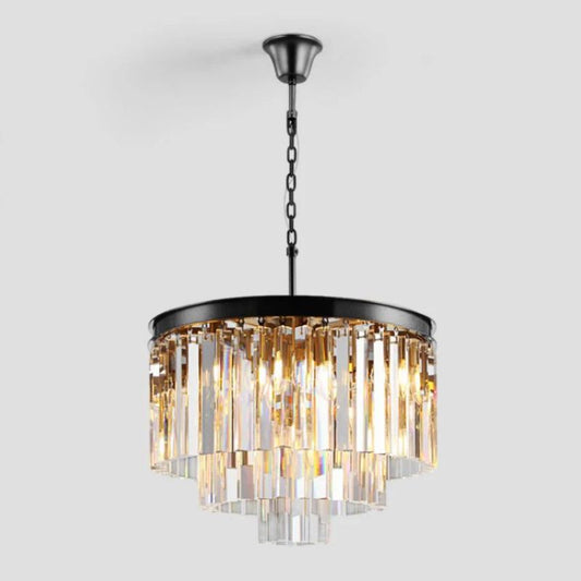 Rhea Multi-Tier Round Chandelier - thebelacan