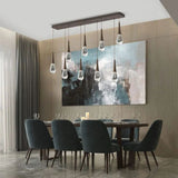 Raindrop Glass Linear Chandelier - thebelacan