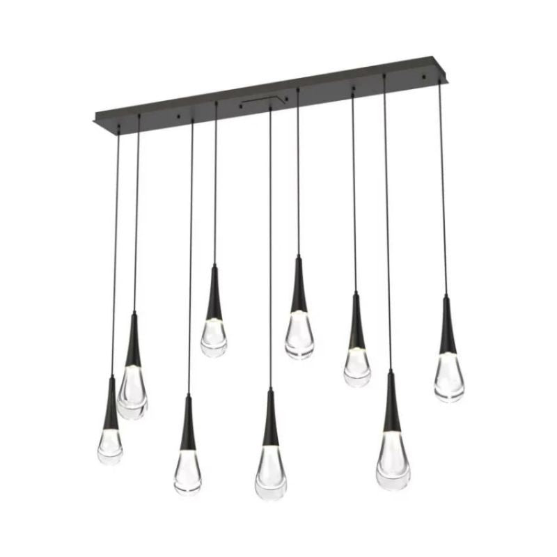 Raindrop Glass Linear Chandelier - thebelacan