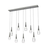 Raindrop Glass Linear Chandelier - thebelacan