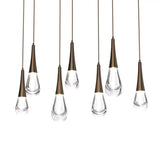 Raindrop Glass Linear Chandelier - thebelacan