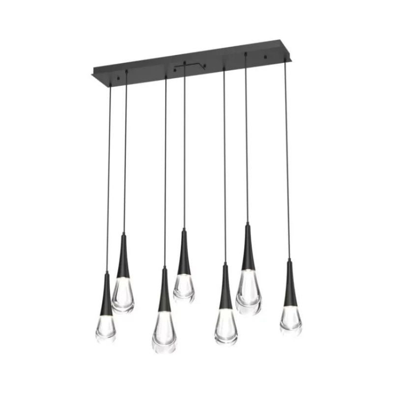 Raindrop Glass Linear Chandelier - thebelacan