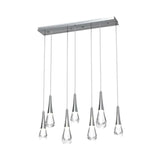 Raindrop Glass Linear Chandelier - thebelacan