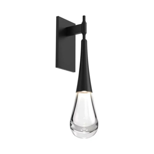 Raindrop Glass Square Solitaire Wall Sconce - thebelacan