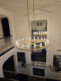 Ravelle Round Chandelier 48" - thebelacan