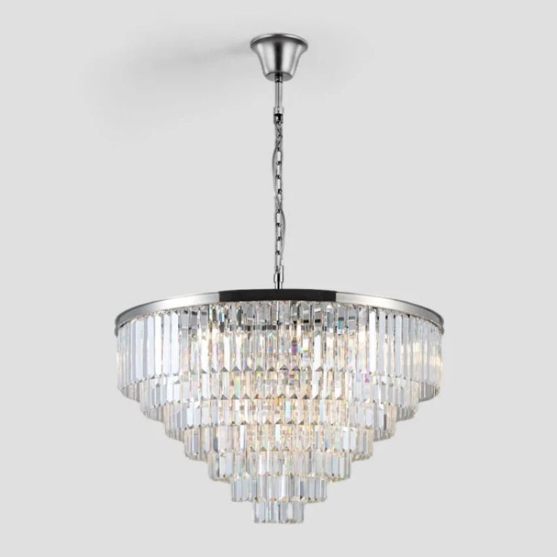 Rhea Multi-Tier Round Chandelier - thebelacan