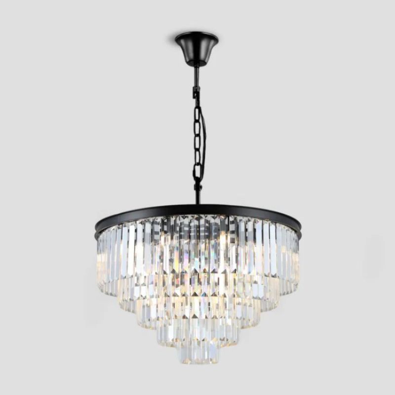 Rhea Multi-Tier Round Chandelier - thebelacan