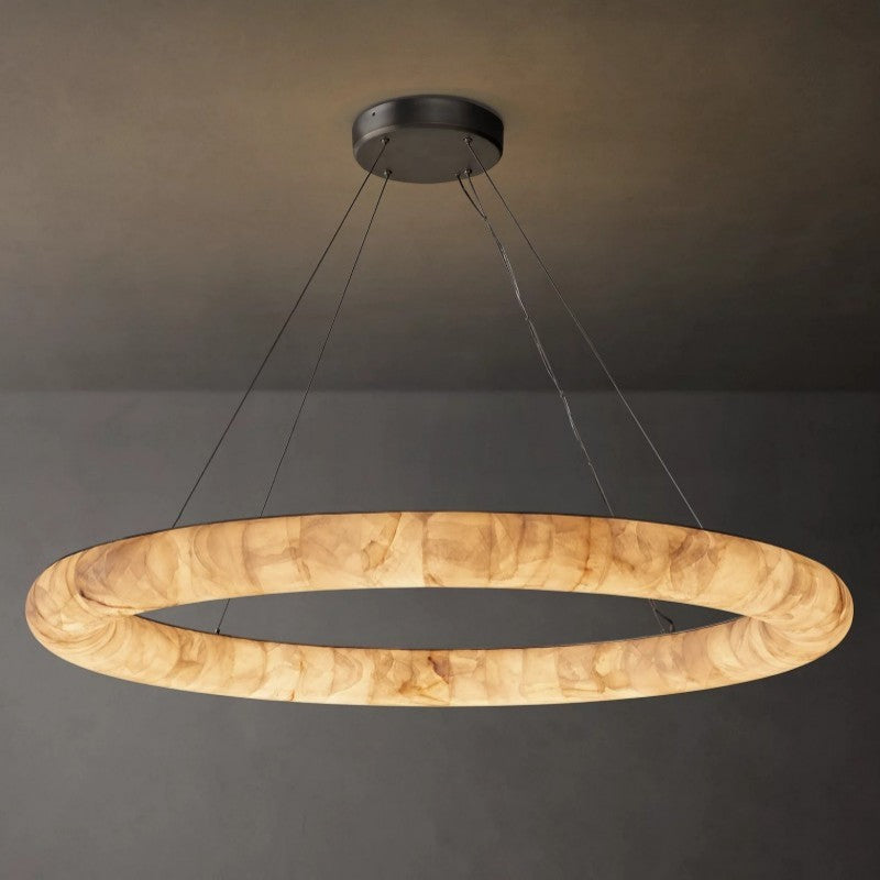 Rivage Lisse Round Chandelier 61″ D - thebelacan