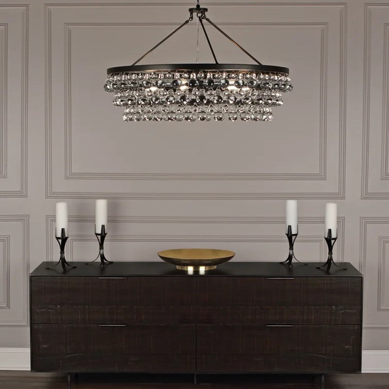 Robert Abbey Bling Round Chandelier 6-Light - thebelacan