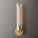 Savill Round Tube Sconce - thebelacan