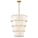 Simona Alabaster Round 4-Tier Chandelier - thebelacan