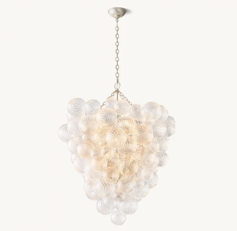 Talia Grape Glass Ball Chandelier - thebelacan