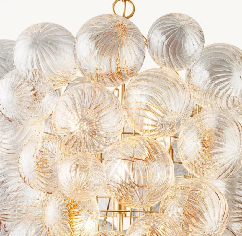 Talia Grape Glass Ball Chandelier - thebelacan