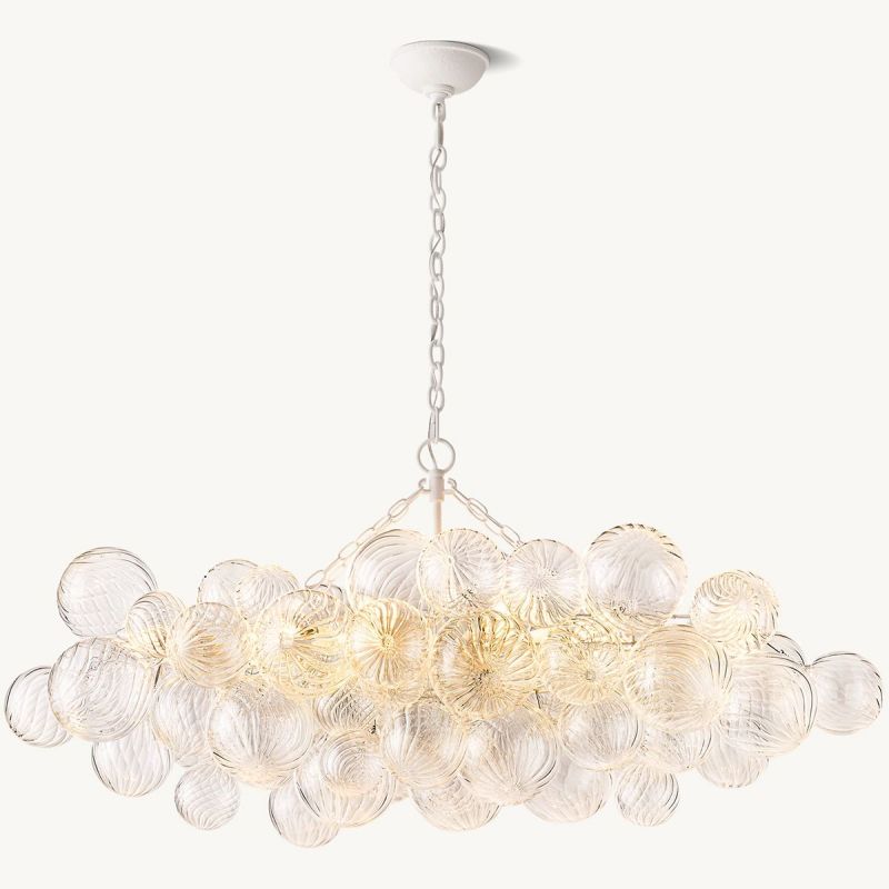 Talia Linear Glass Ball  Chandelier 51 " - thebelacan