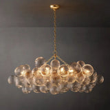 Talia Linear Glass Ball  Chandelier 51 " - thebelacan