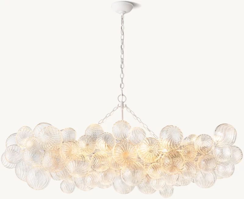 Talia Linear Glass Ball  Chandelier 63 " - thebelacan