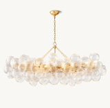 Talia Linear Glass Ball  Chandelier 63 " - thebelacan