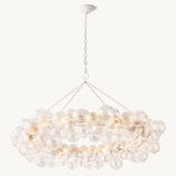 Talia Ring Glass Ball Chandelier 54" - thebelacan