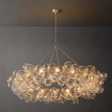 Talia Ring Glass Ball Chandelier 63" - thebelacan