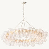 Talia Ring Glass Ball Chandelier 63" - thebelacan