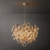 Talia Round Glass Ball Chandelier 38" - thebelacan