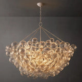 Talia Round Glass Ball Chandelier 56" - thebelacan