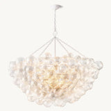 Talia Round Glass Ball Chandelier 56" - thebelacan