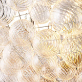 Talia Round Glass Ball Chandelier 66" - thebelacan