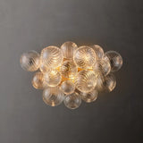 Talia Round Glass Ball Sconces 27" - thebelacan