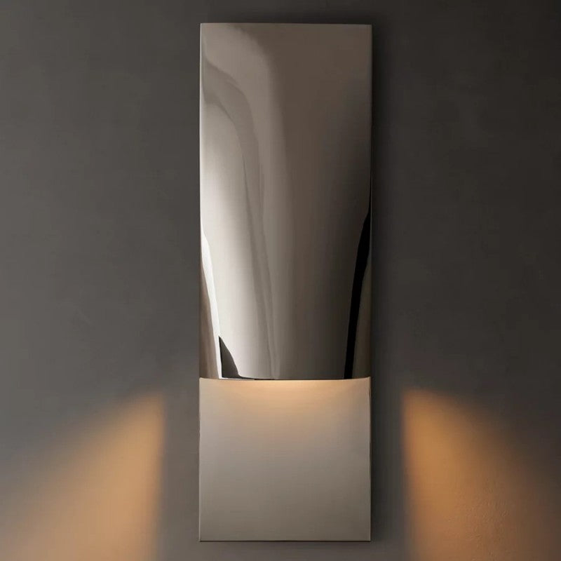 Tazar Vertical Rectangular Sconce 18"H - thebelacan