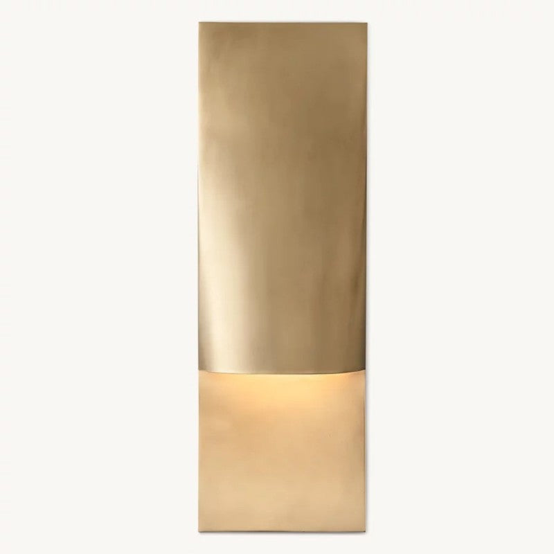 Tazar Vertical Rectangular Sconce 18"H - thebelacan