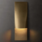 Tazar Vertical Rectangular Sconce 18"H - thebelacan