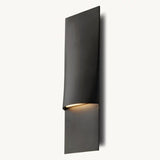 Tazar Vertical Rectangular Sconce 18"H - thebelacan