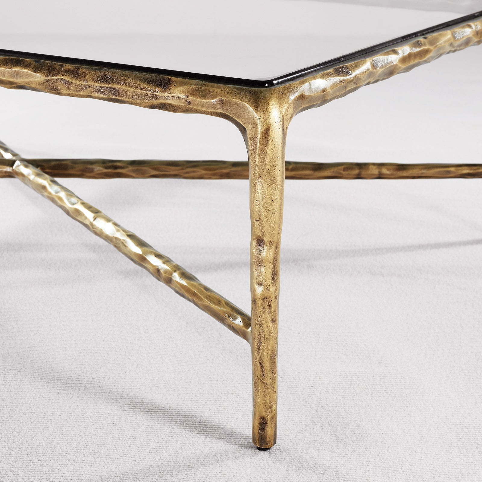 Thaddeus Glass Rectangular Coffee Table - thebelacan