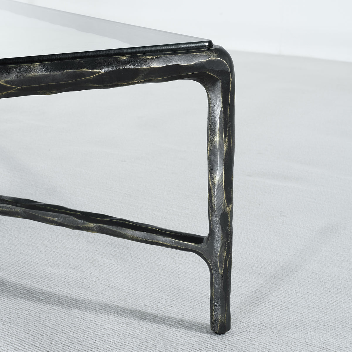 Thaddeus Glass Rectangular Coffee Table - thebelacan