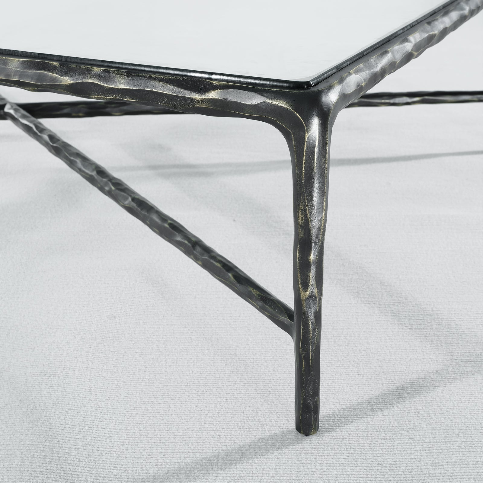 Thaddeus Glass Rectangular Coffee Table - thebelacan