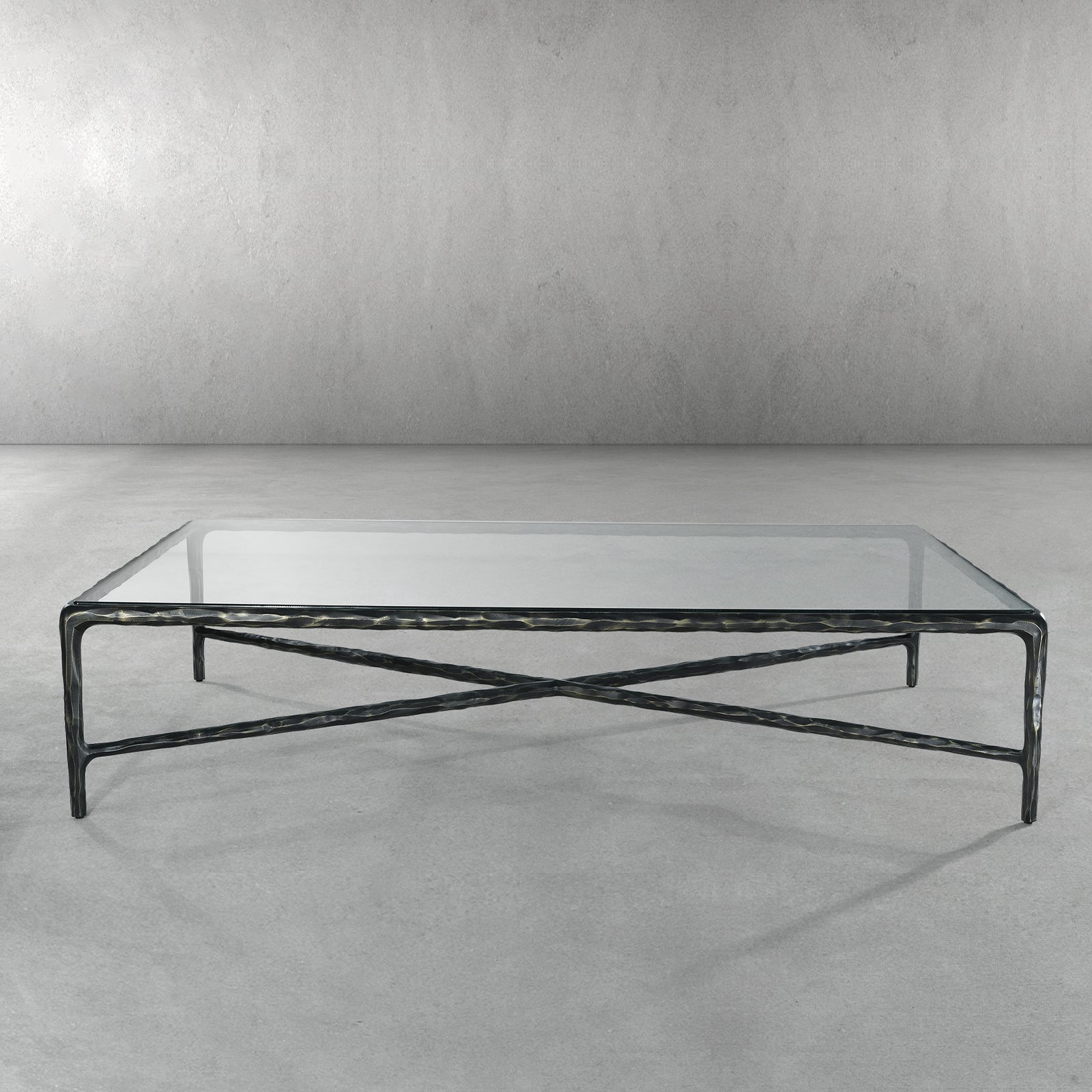 Thaddeus Glass Rectangular Coffee Table - thebelacan